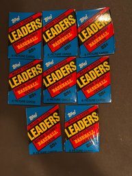 1986 Topps Mini Leaders Baseball Wax Pack Lot Of 8