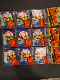 1988 Fleer Rack Pack Lot Of 3