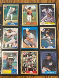 Lot Of (18) 1980s Hall Of Famers!
