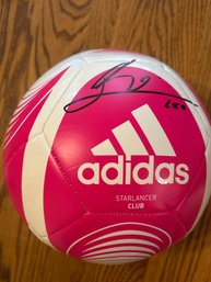 Lionel Messi Autographed Soccer Ball With COA