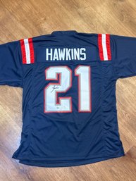 Jaylinn Hawkins Autographed  Jersey With COA