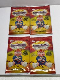 2021 TOPPS GARBAGE PAIL KIDS - GPK CHROME SERIES 4 - HOBBY PACKS Lot Of 4