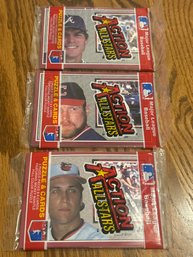 1983 Donruss Action All Stars Lot Of (3) Unopened Packs.