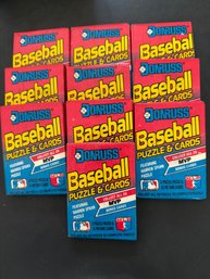 1989 Donruss Wax Pack Lot Of 10. Possible Griffey Rookie.
