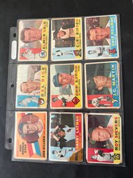 1958 And 1960 Topps Baseball Card Lot