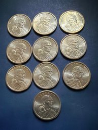 2006 P Sacagawea Dollar Coin Lot Of 10