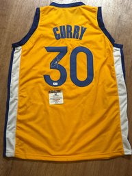 Steph Curry Autograghed Jersey  With COA!