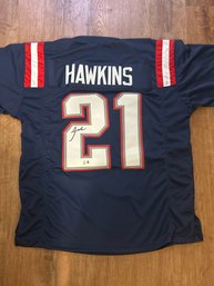 Jaylinn Hawkins Autographed Jersey With COA