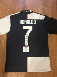 Ronaldo Autographed Jersey With COA