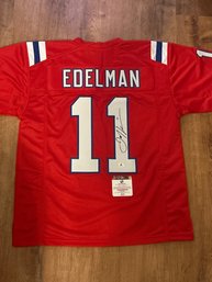 Julian Edelman Autograghed Jersey  With COA!