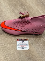 Ronaldo Autographed Cleat  With COA