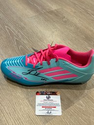 Lionel Messi Autographed Cleat With COA