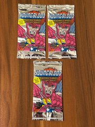 Youngblood Lot Of (3) Unopened Trading Card Packs