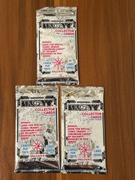 Unity Collector Cards Lot Of (3)Packs 1992 Trading Card Packs
