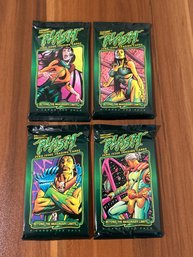Plasm Zero Issue Trading Cards Lot Of (4) Packs 1993  Trading Card Packs