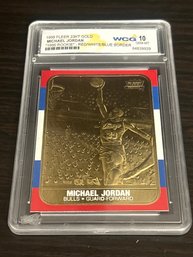 1998 Fleer Michael Jordan 23KT Gold Card WCG 10