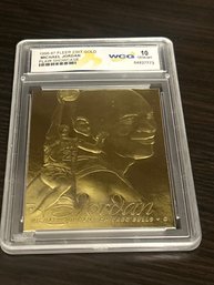 1996-97 Fleer Michael Jordan 23KT Gold Card WCG 10
