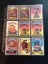 Garbage Pail Kids Card Lot Of 9