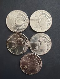 2026 D Semiquincentennial Half Dollar 250 Years Of America Gem BU Lot Of 5