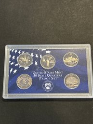 1999 State Quarters Proof Set United States US Mint
