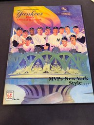 1986 NEW YORK YANKEES Official Yearbook 37th Annual Edition World Trade Center
