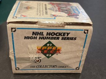 Upper Deck NHL Hockey 1991-92 High Number Series Factory Sealed Box 200 Cards - Sealed