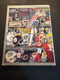 Super Bowl XXV Game Program 1991 New York Giants Vs. Buffalo Bills