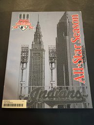 1997 Cleveland Indians All-Star Game Season Official Yearbook Program