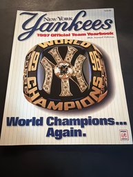 1997 New York Yankees Official MLB Yearbook