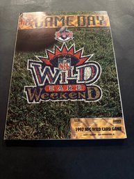 1986 NFL-NFC Divisional Playoffs Program ~ GAINTS Vs 49ers 1/4/87 ~ LT - Rice ~