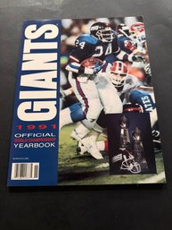 1991 New York Giants Yearbook