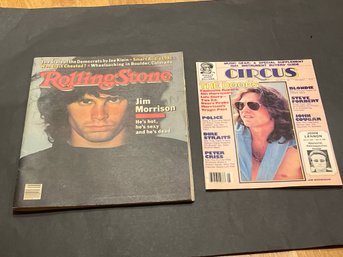 Magazine Lot Of 2 - Jim Morrison - Doors