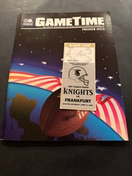 World League - GameTime Premier Issue  World League Of American Football VINTAGE Plus Ticket
