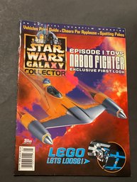 Star Wars Galaxy Collector Magazine Issue 5 1999 Naboo Fighter LEGO Topps