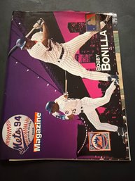 1994 New York Mets Scorebook Vs Phillies Scored