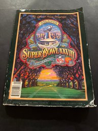 Super Bowl XXVIII 28 NFL Program Buffalo Bills V Dallas Cowboys US EDITION