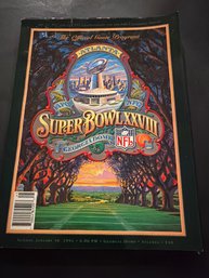 Super Bowl XXVIII 28 NFL Program Buffalo Bills V Dallas Cowboys US EDITION
