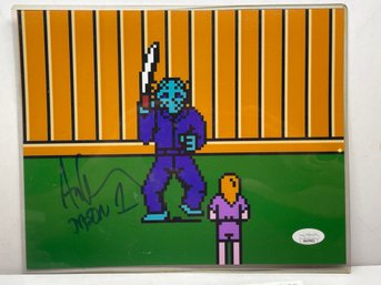 Ari Lehman 'Friday The 13th Game: Signed 8x10 Photo - Jason 1