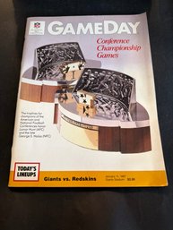 1987 Gameday Conference Championship Games Magazine