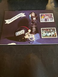 1986 New York Giants Superbowl XXI Calendar
