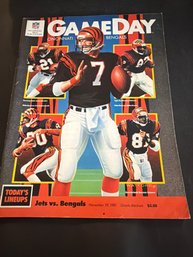 1987 Gameday Cincinnati Bengals Magazine