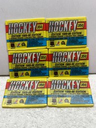 1989-90 OPC Hockey Sticker Wax Pack   - Lot Of 6