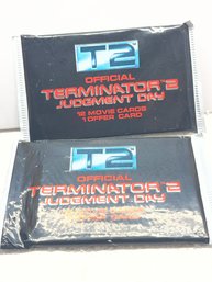 Terminator 2, Lot Of - 2 Unopened 1991 Packs