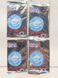 NFL Pro Set Platinum Sealed Pack 12 Cards - Lot Of 4