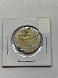 2008-P Jefferson Nickel Planchet Error