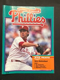 1992 Phillies Souvenir Scorebook