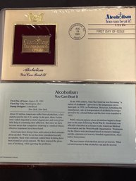 Golden Replicas Of United States Stamps 22kt Gold - Lot Of 4