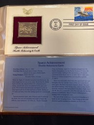 Golden Replicas Of United States Stamps 22kt Gold - Lot Of 4