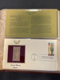 Golden Replicas Of United States Stamps 22kt Gold - Lot Of 6
