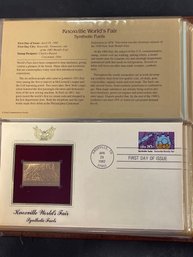 Golden Replicas Of United States Stamps 22kt Gold - Lot Of 6